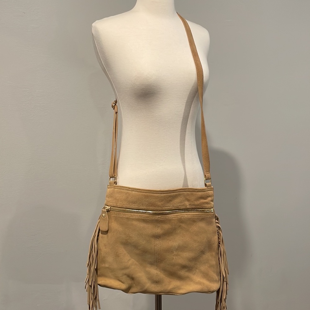 MARGOT GENUNE LEATHER SUEDE PURSE - Picture 5 of 10